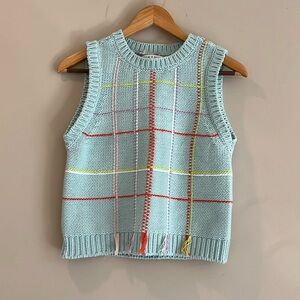 Alice + Olivia Blue Sweater Vest